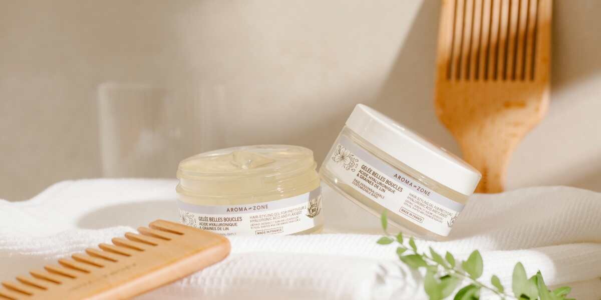 Entdecken Sie das Aroma zone 'Belles Boucles' Gel für perfekt definierte und hydratisierte Locken